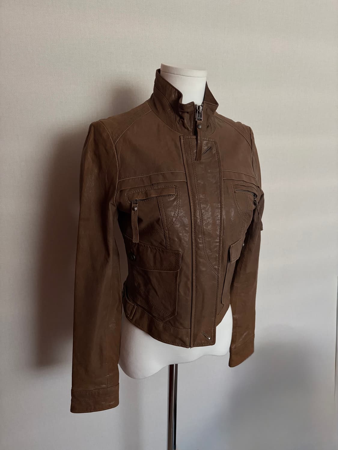 빈티지 가죽 자켓 상품이미지1