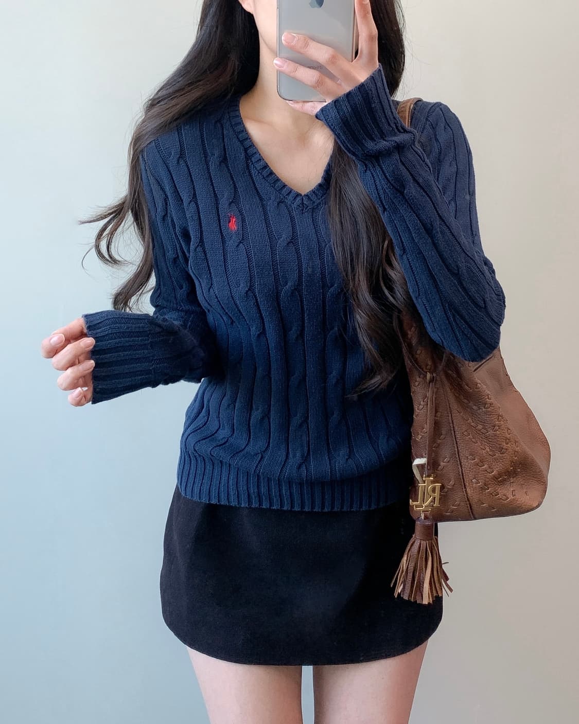 폴로 신형 브이넥 니트 상품이미지1