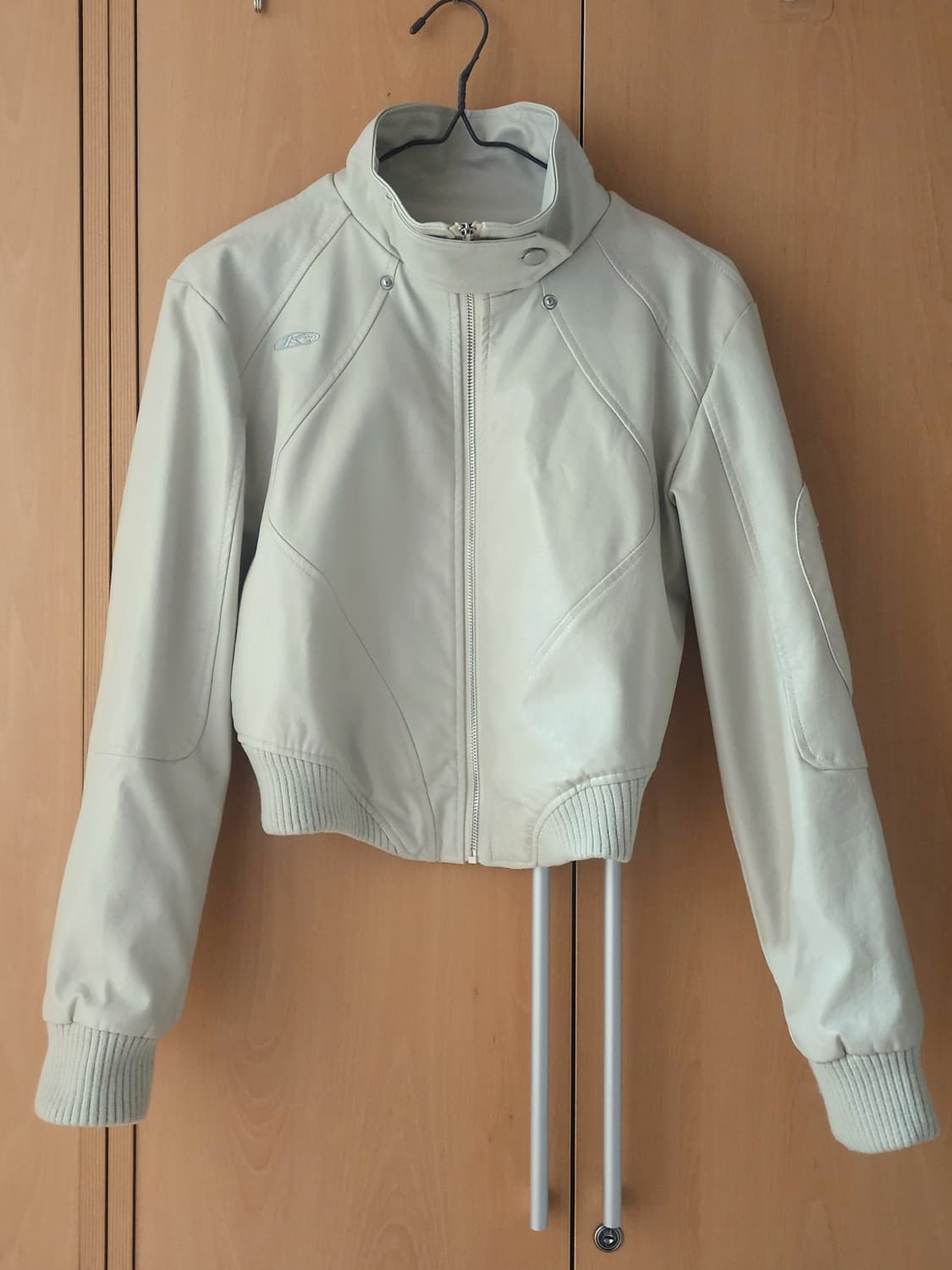 Kashiko 카시코 st 포 레더 바이커 자켓 아이보리 상품이미지2