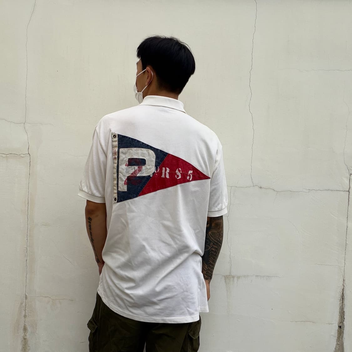 L) 폴로 랄프로렌 CRUISER TEAM 플래그 자수 PK 카라 반팔티 상품이미지3