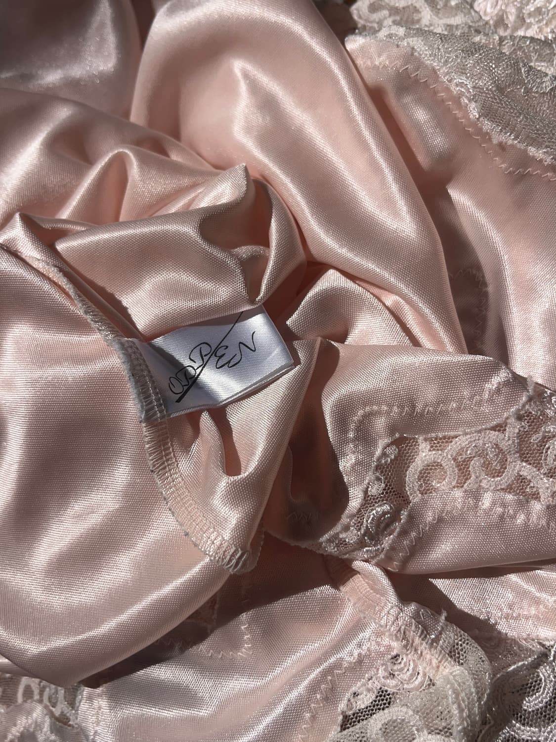 파우더핑크 슬립 원피스 상품이미지5