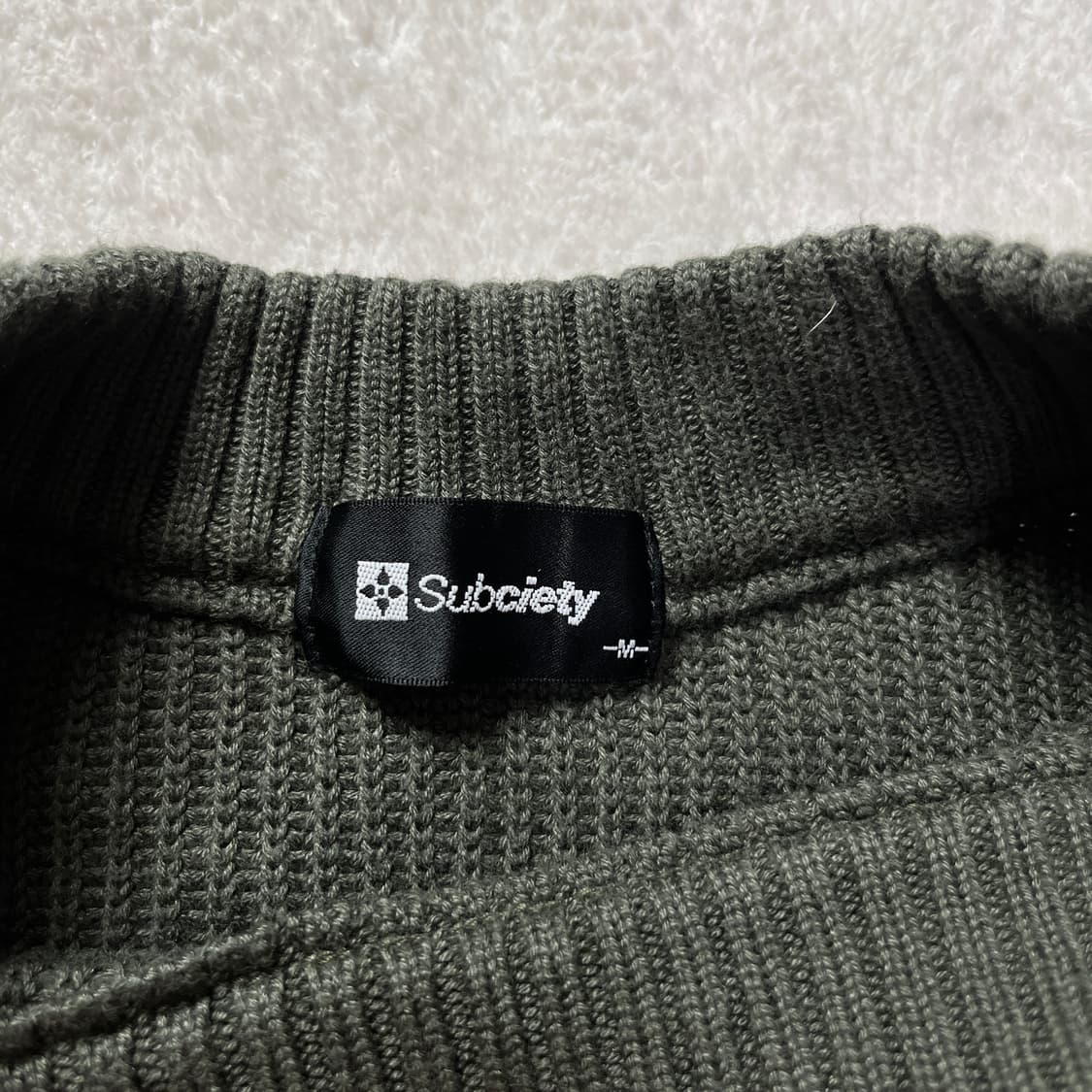 Subciety(서브사이어티) 밀리터리 니트(실측확인) 상품이미지6