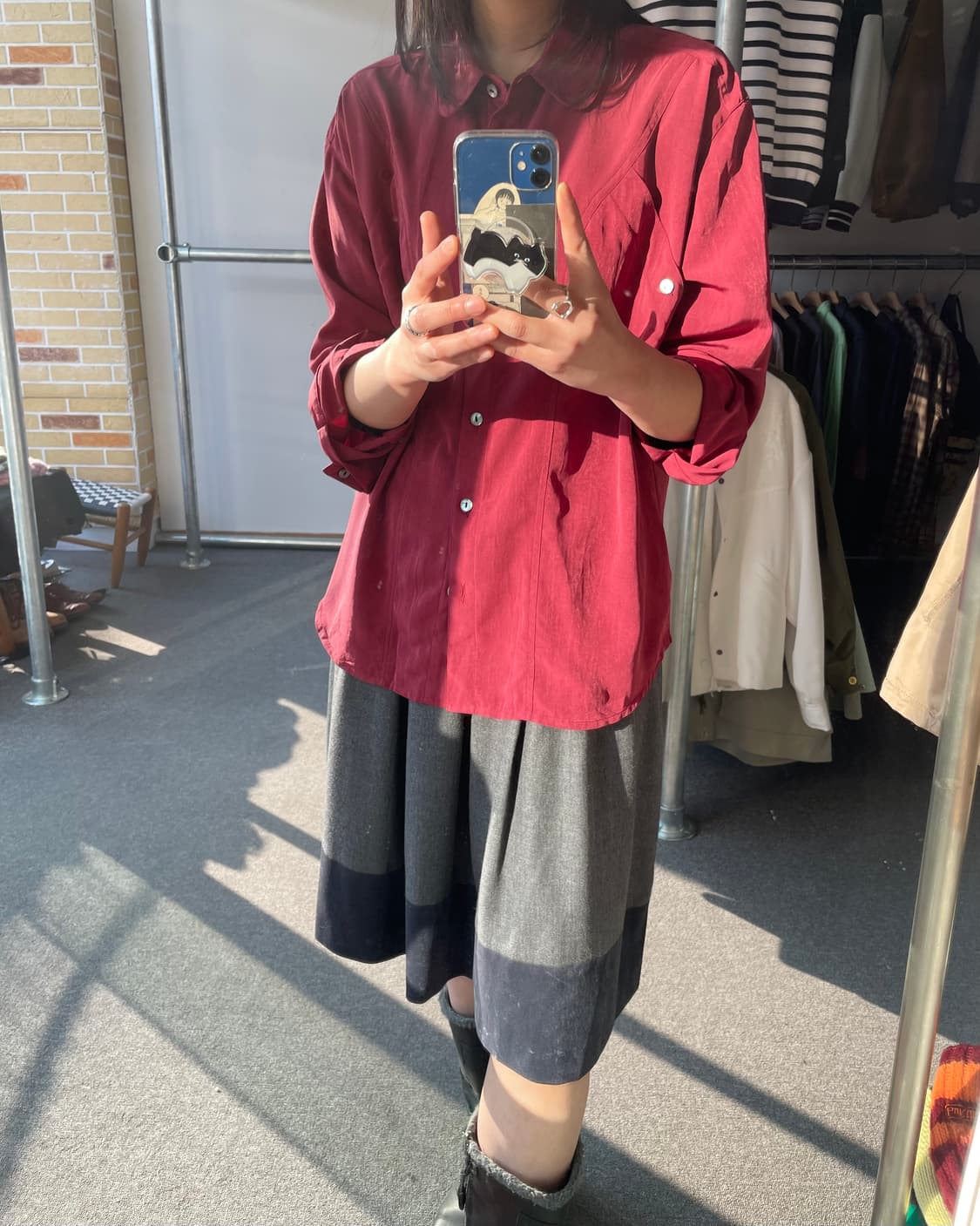 Wine blouse 상품이미지9