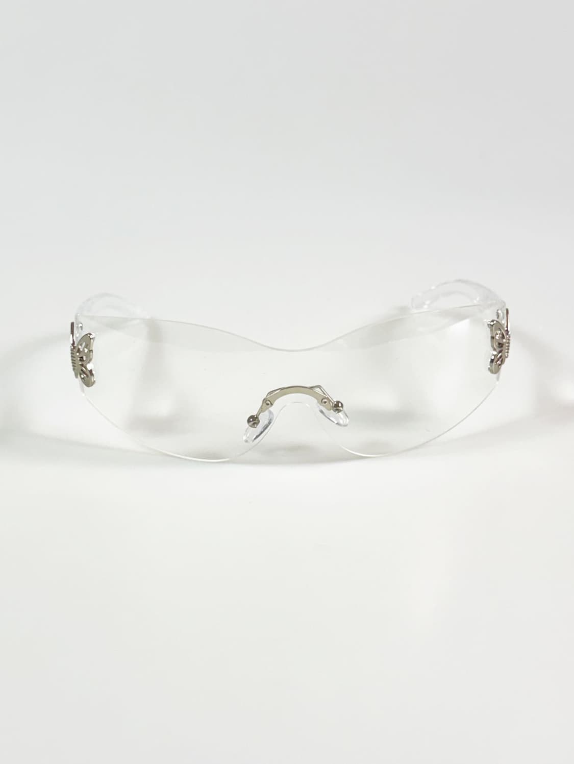 무테 쉴드 고글 클리어 버터플라이 힌지 빈티지 선글라스 상품이미지2