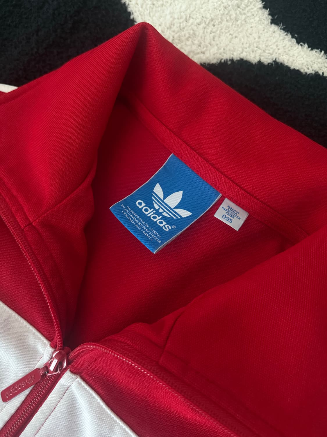 아디다스 바켄바우어 레드 화이트 져지 상품이미지3