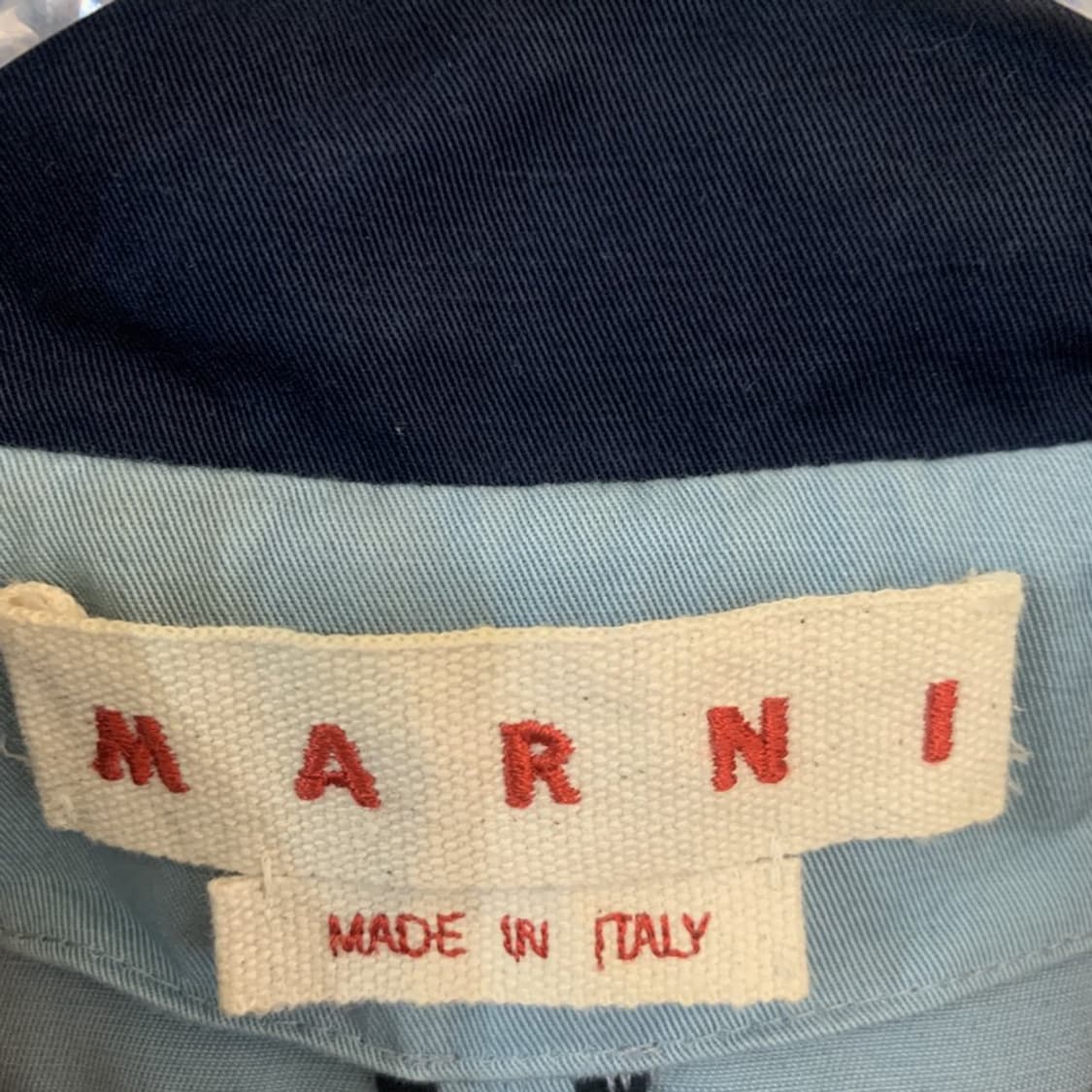 38 MARNI 마르니 후드 콘트라스트 러치 코트 자켓 상품이미지7