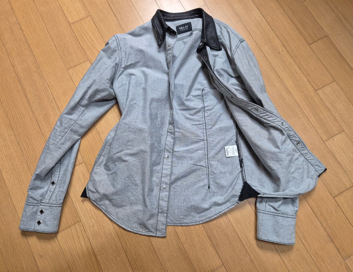 Delay by win & son 사슴가죽 트림 셔츠 상품이미지3