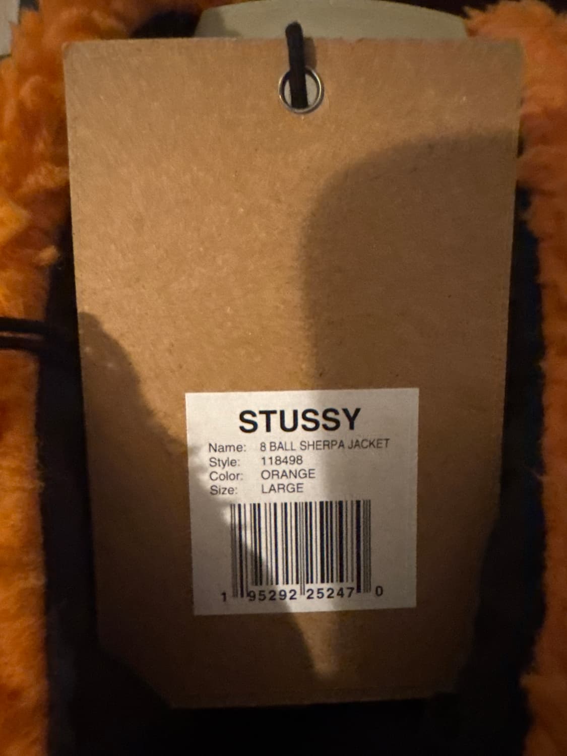 스투시 8볼 쉐르파 자켓 오렌지 상품이미지4