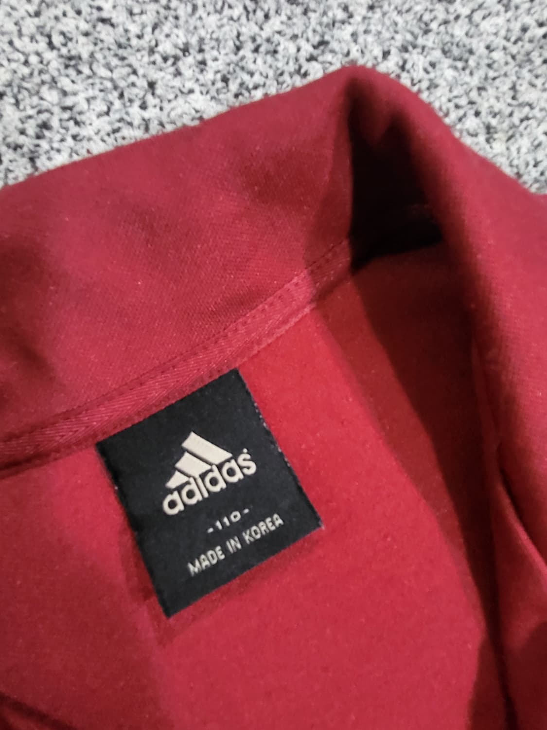 Adidas 버건디 트랙자켓 상품이미지4