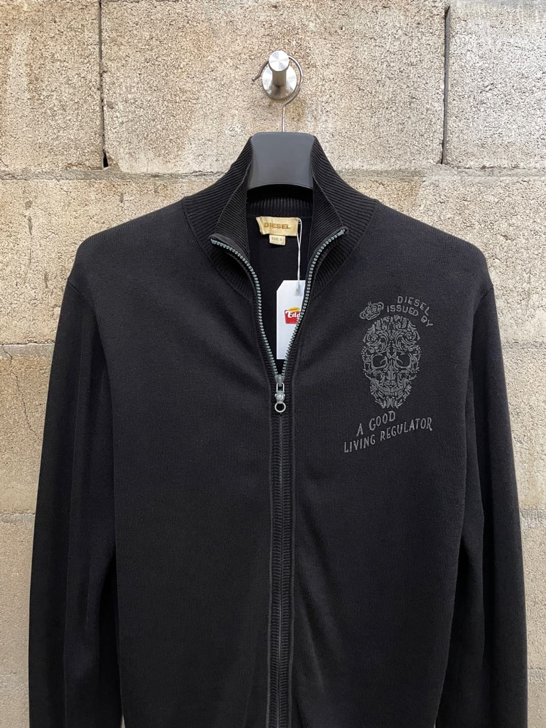 디젤 드래곤 스컬 니트 집업 상품이미지2