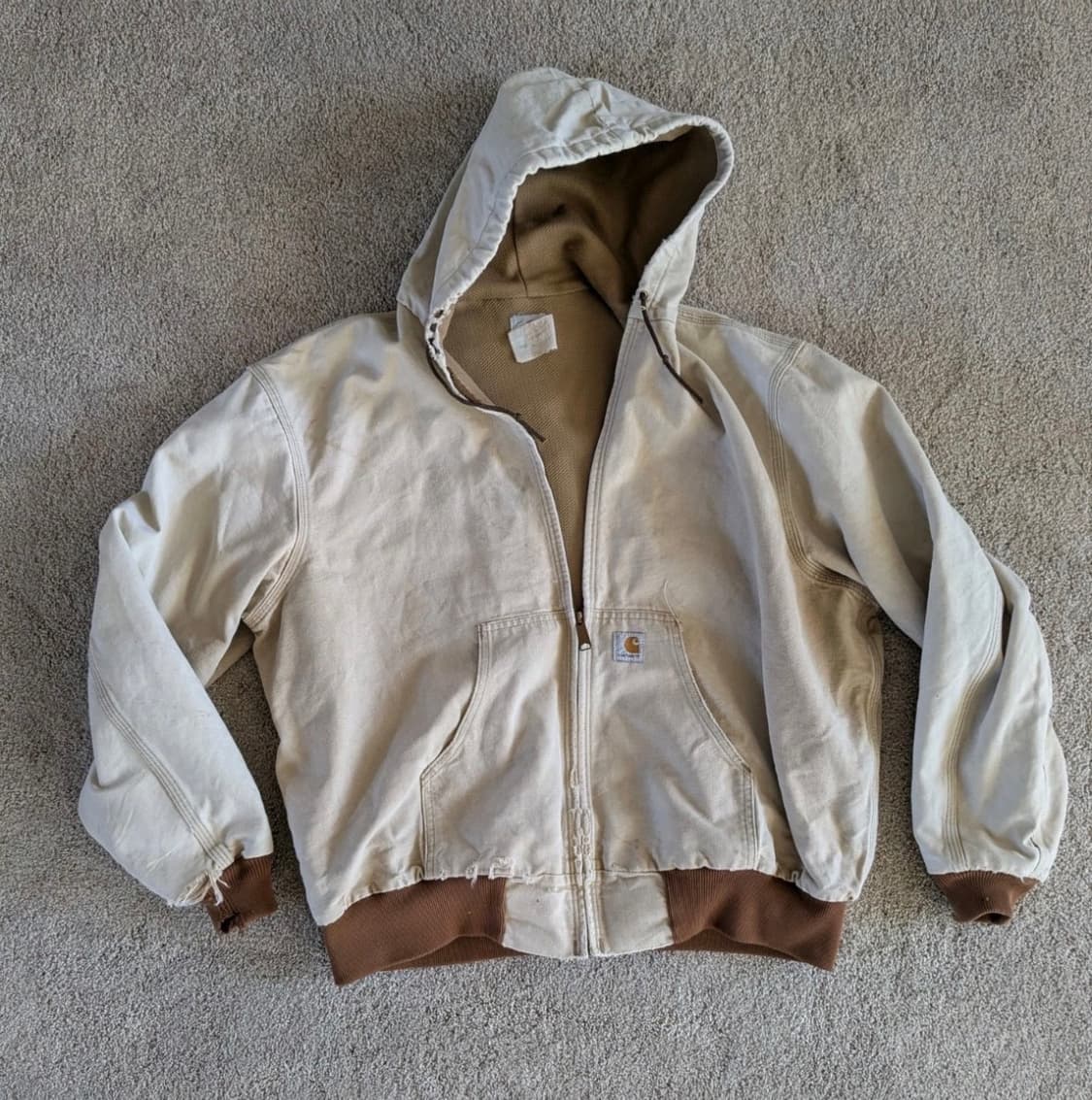 칼하트 엑티브자켓 베이지(브라운) XL 상품이미지1