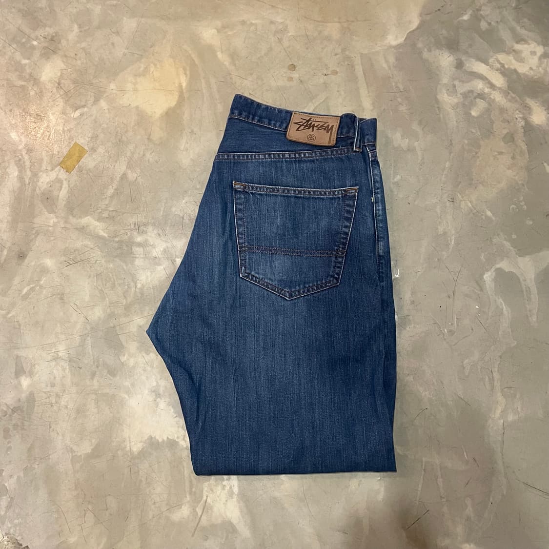 90‘s Old Stussy Denim Pants MADE IN USA 상품이미지1