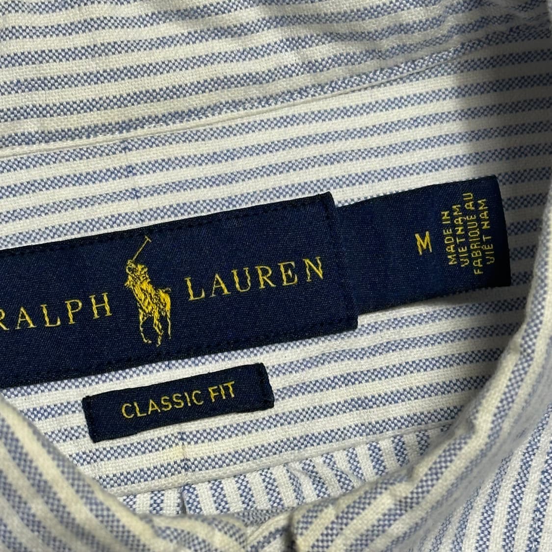 M 폴로랄프로렌 스카이블루 스트라이프 셔츠 상품이미지4