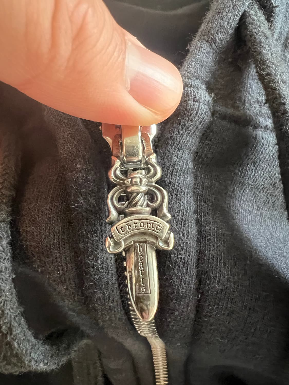 [xl] 크롬하츠 홀스슈 플로랄 헤비웨이트 후드집업 상품이미지7