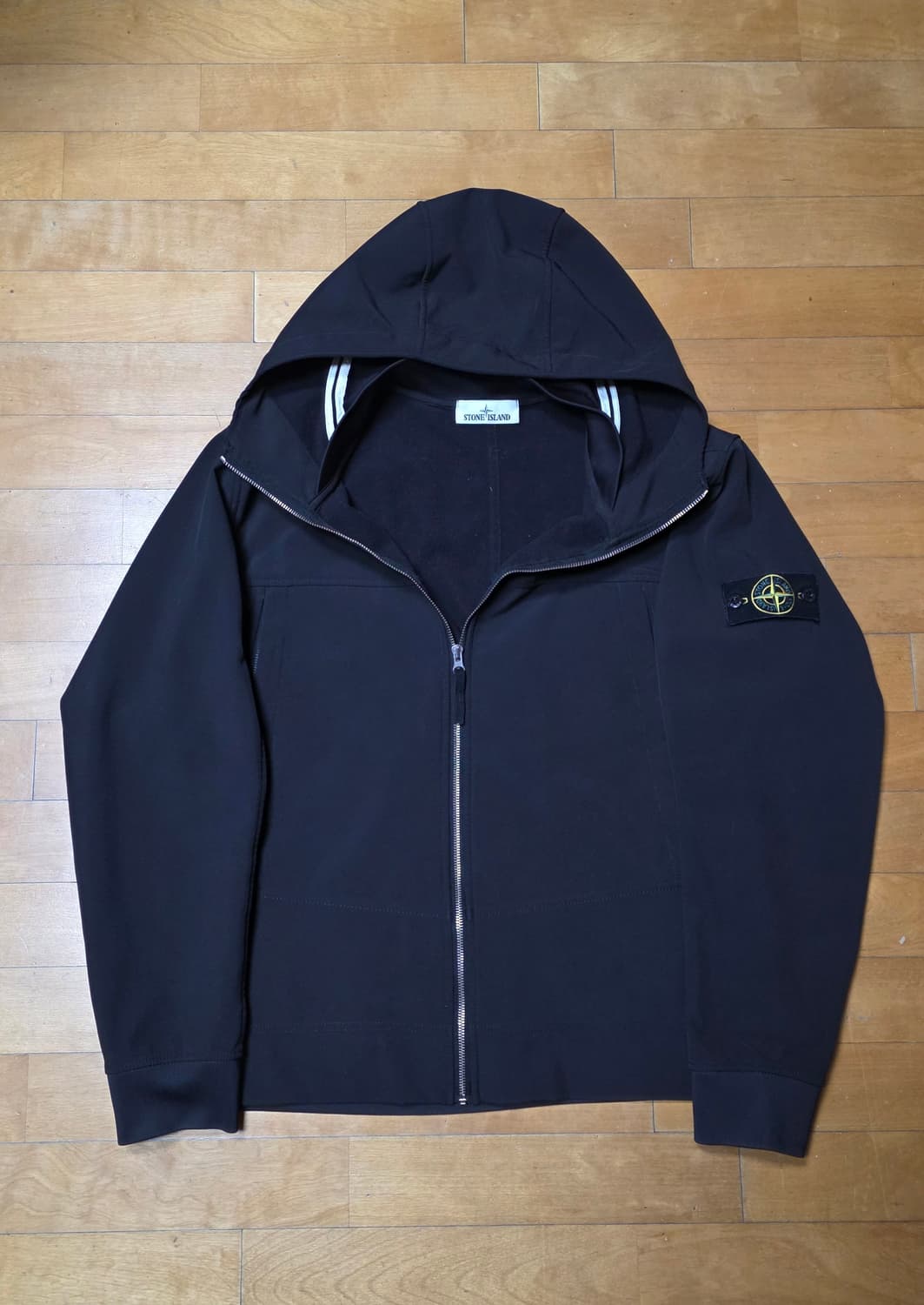 [xl,새상품급]스톤아일랜드 소프트쉘 블랙 상품이미지1