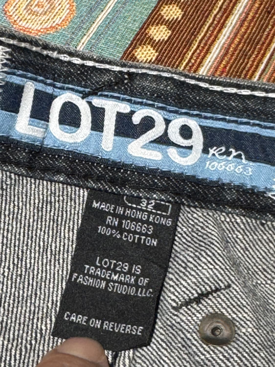 LOT29 루니툰즈 카툰 프린팅 데님팬츠 32 상품이미지9