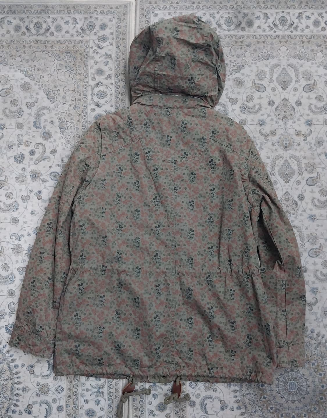 홀하우스 X 디즈니 미키 플라워 패턴 후드자켓 XS (55반까지) 상품이미지2