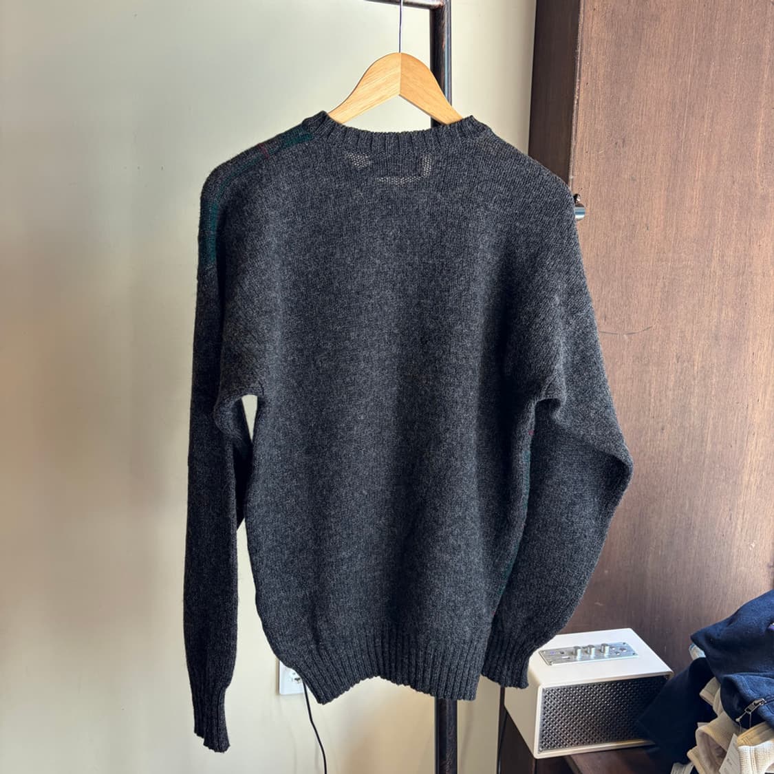 16604 - 브룩스 브라더스 체크 울 니트 (울 100%) 상품이미지4