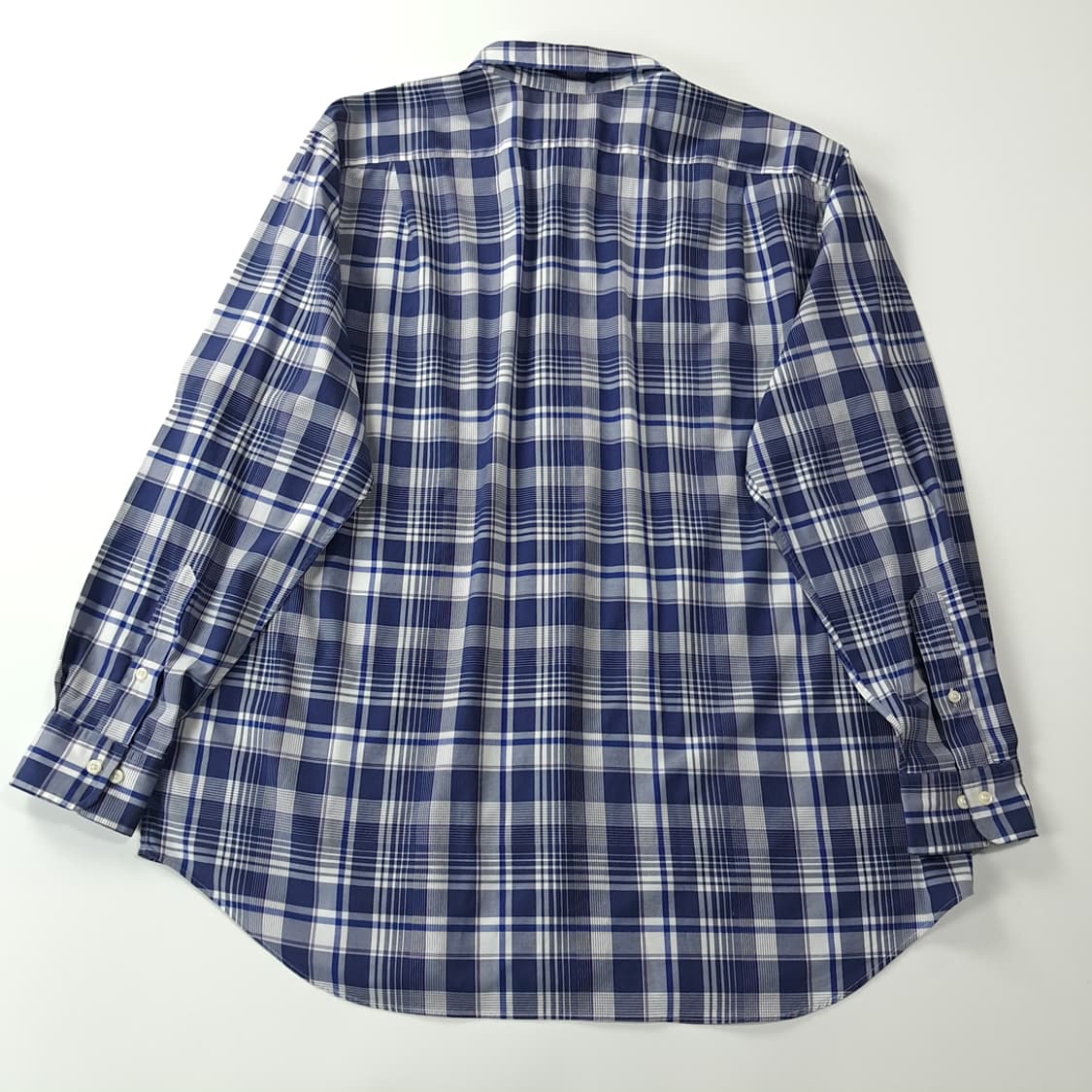 CK261 XL 폴로 퍼포먼스 타탄체크 블루 셔츠 남방 상품이미지6