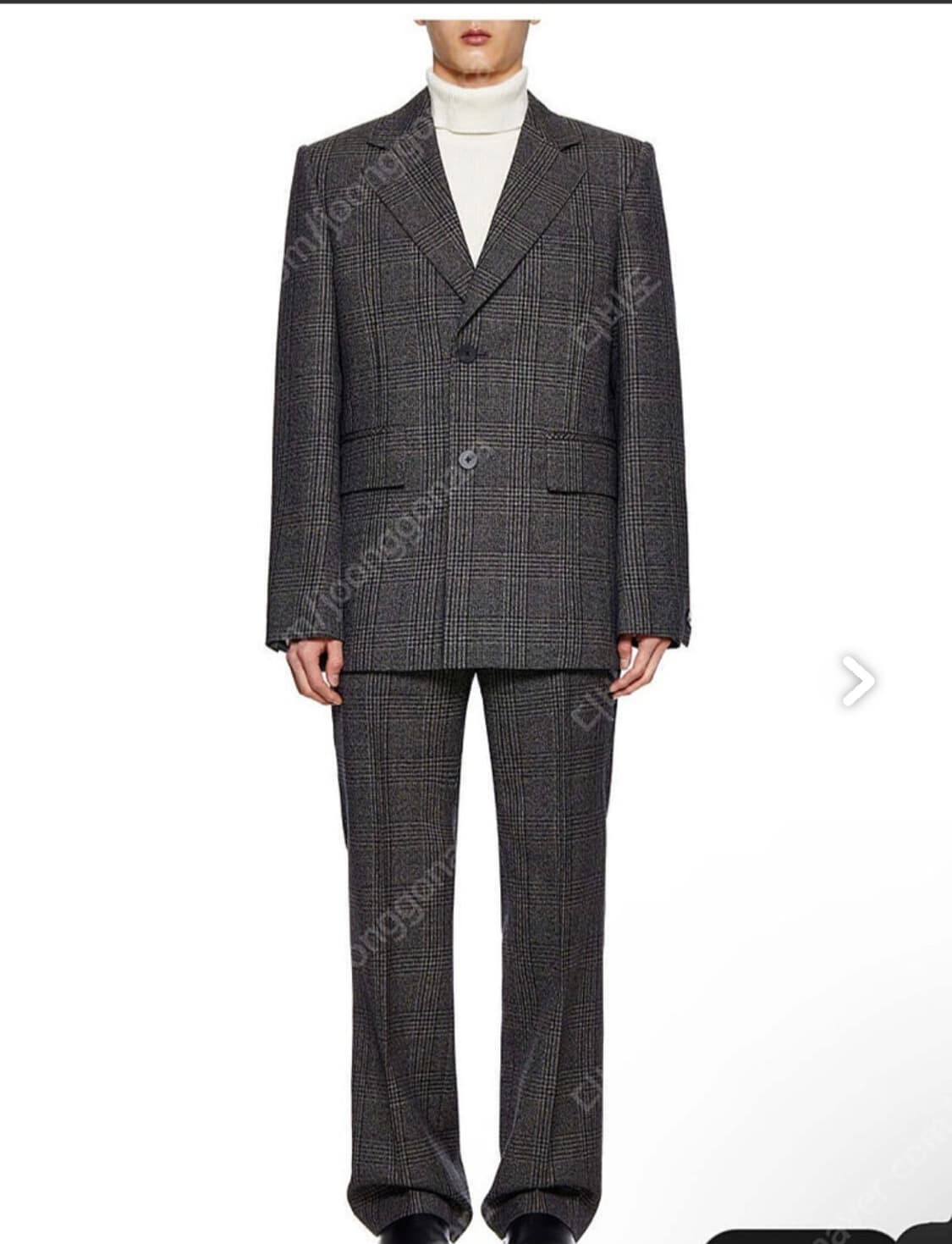 23FW 우영미 메인체크 자켓  48 (100) 울자켓 상품이미지1