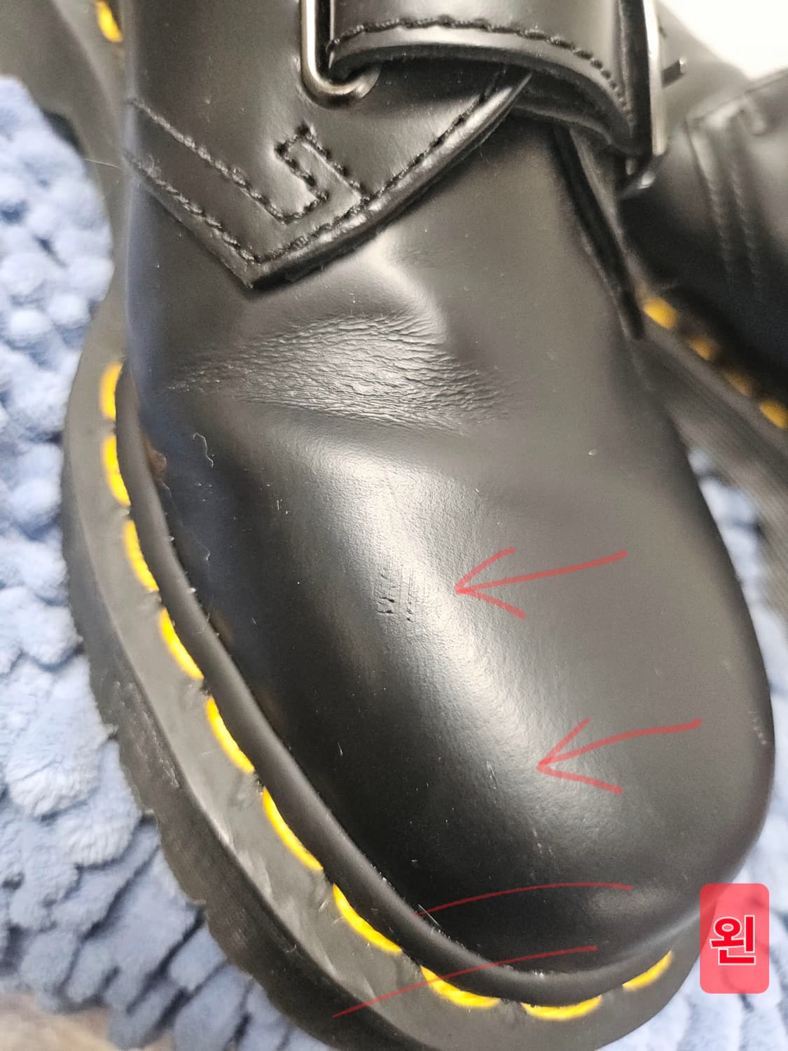 닥터마틴 버클 스트랩 플랫폼 슈즈 EU  38 상품이미지10