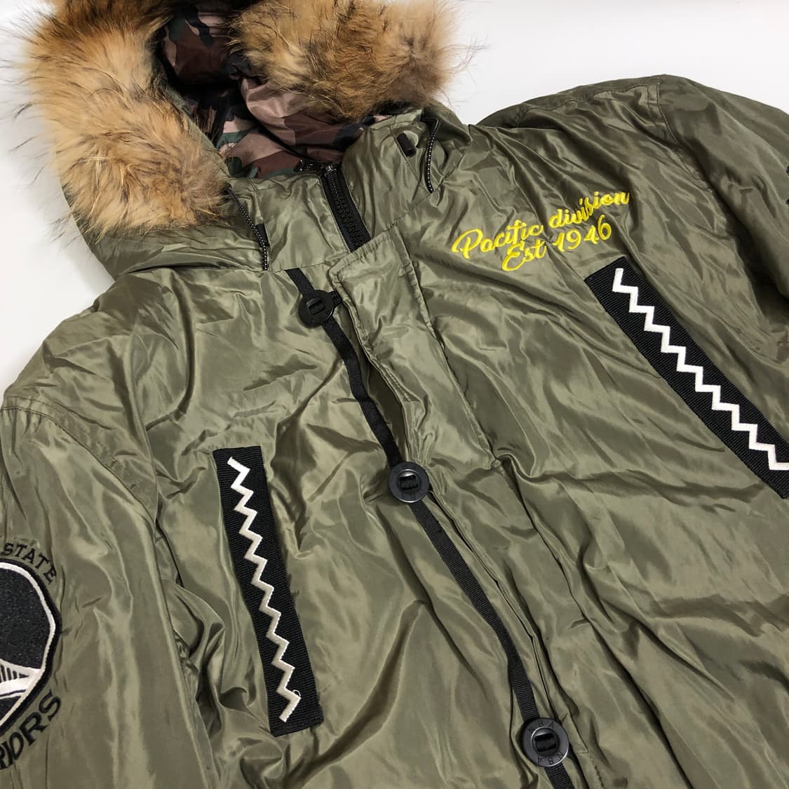 NBA 골든스테이트워리어스 야상패딩 XL 상품이미지3