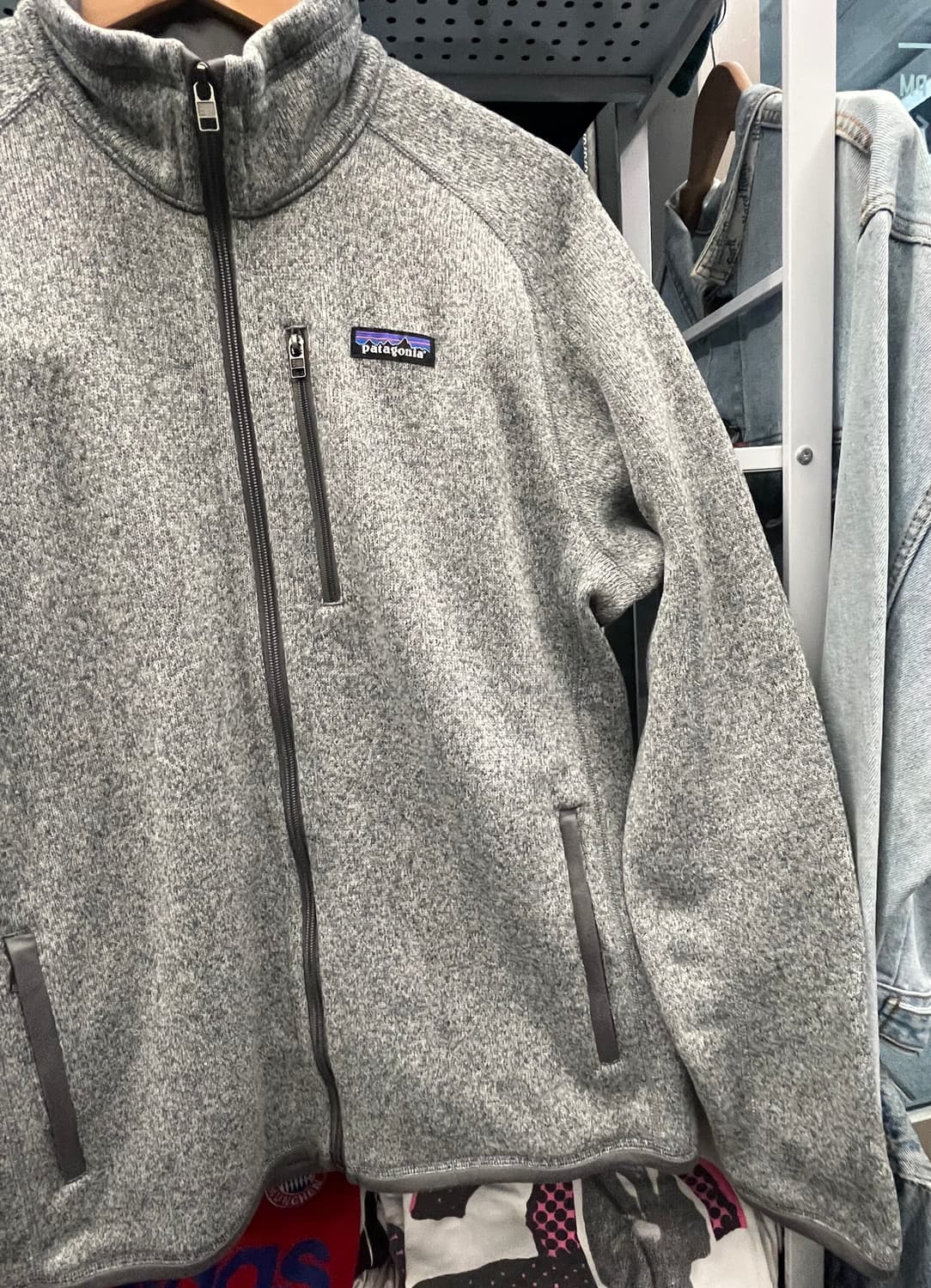 파타고니아 그레이 후리스 집업 상품이미지4
