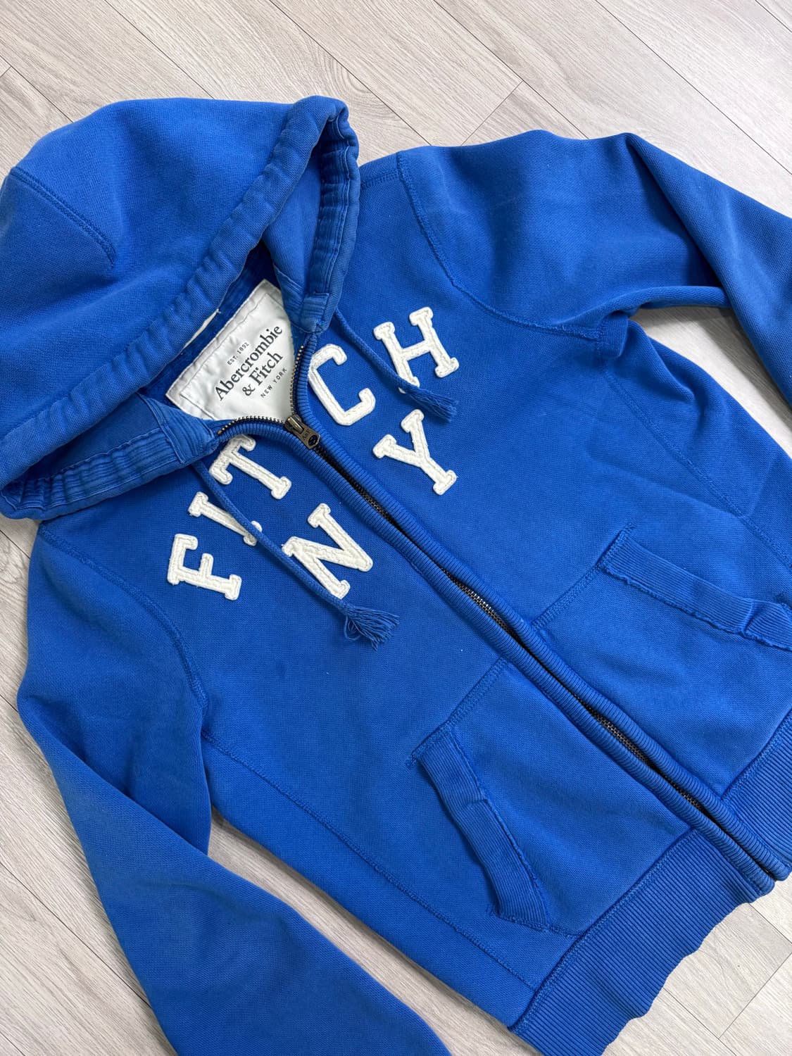 아베크롬비 블루 후드집업 상품이미지2