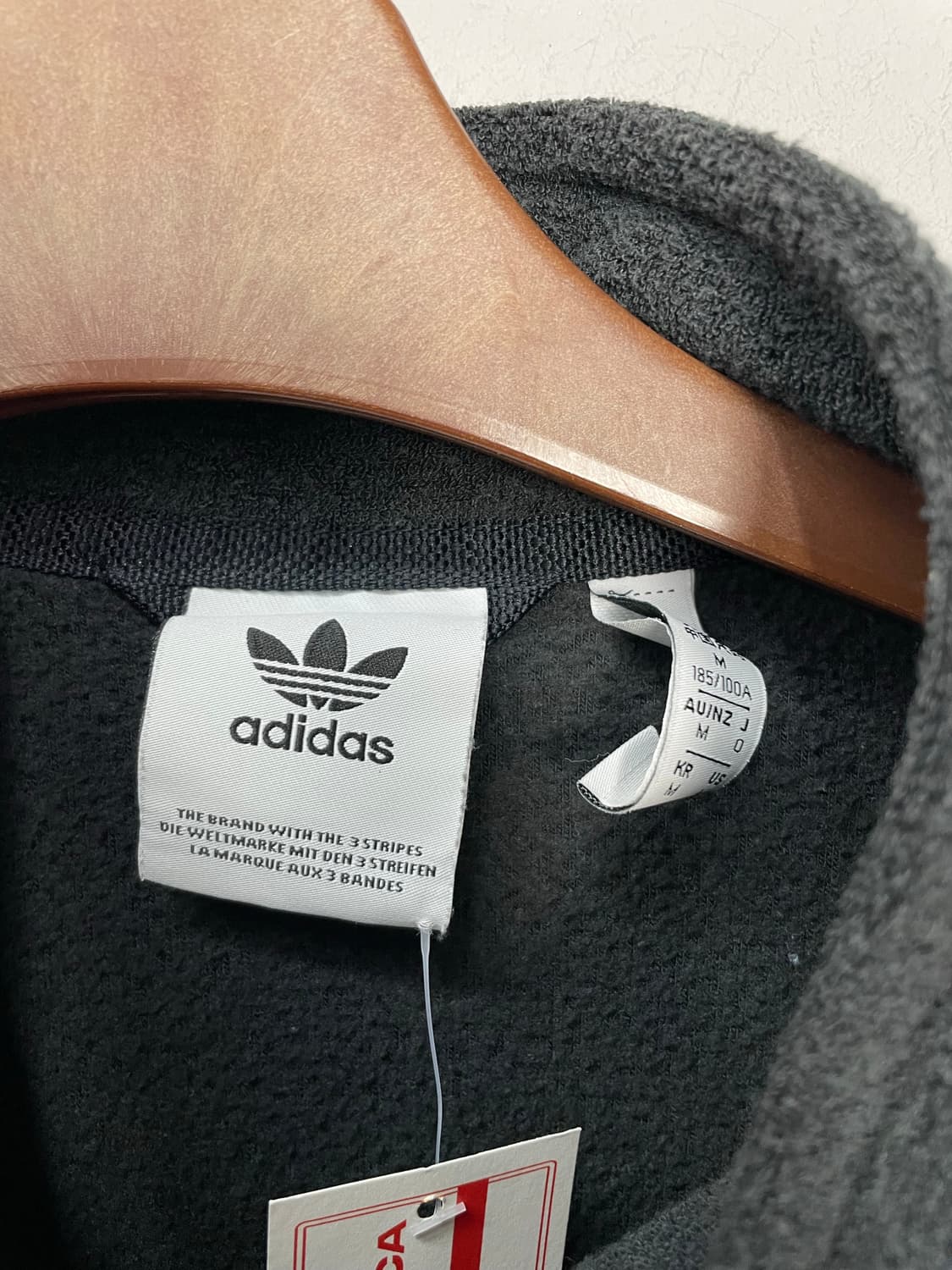 아디다스 파이어버드 블랙 플리스 자켓 H1187 상품이미지5