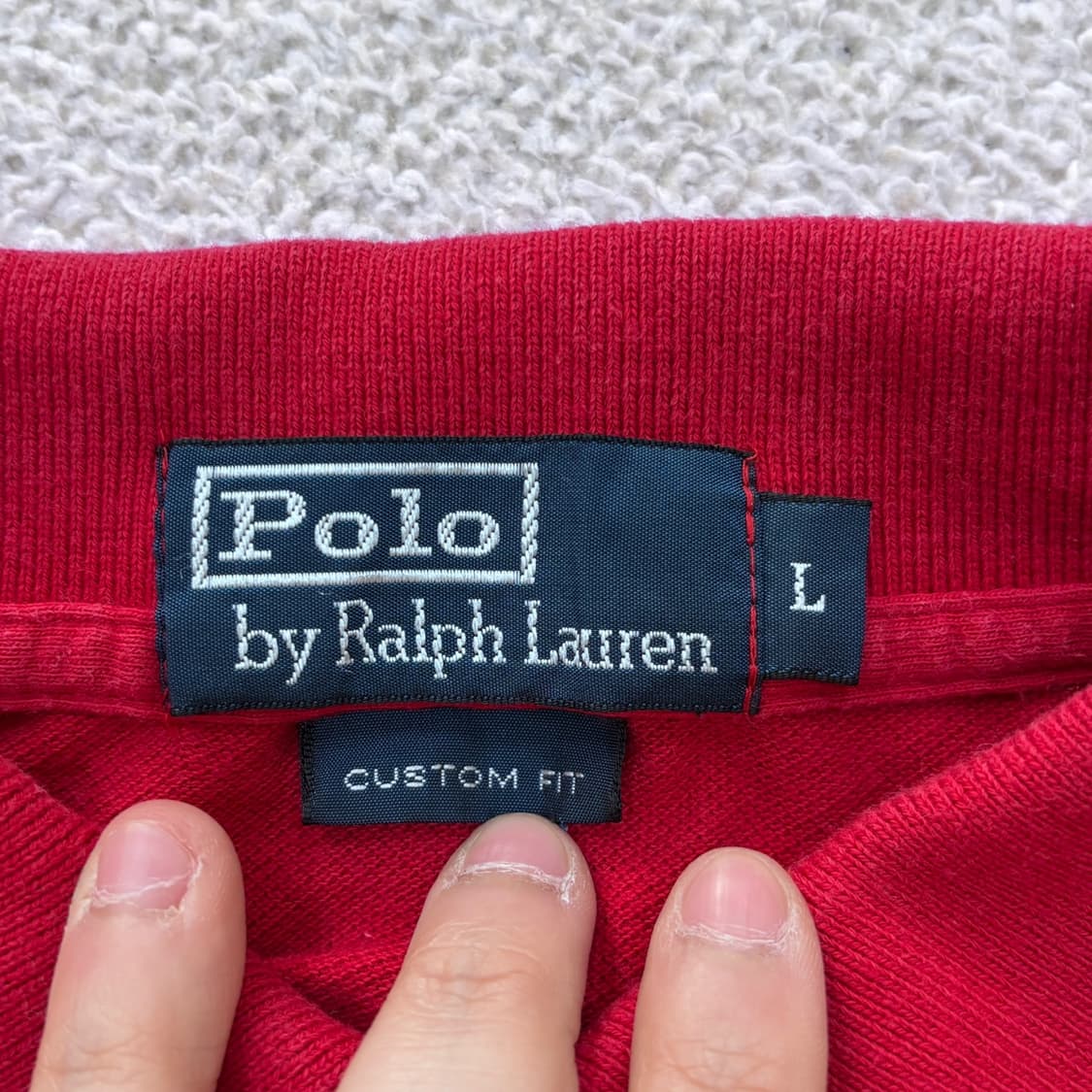 L 폴로랄프로렌 커스텀핏 반팔 티셔츠 0413E 상품이미지3