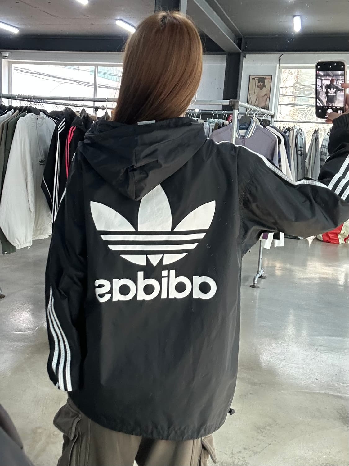 아디다스 윈드브레이커 후드 웜업져지 상품이미지1