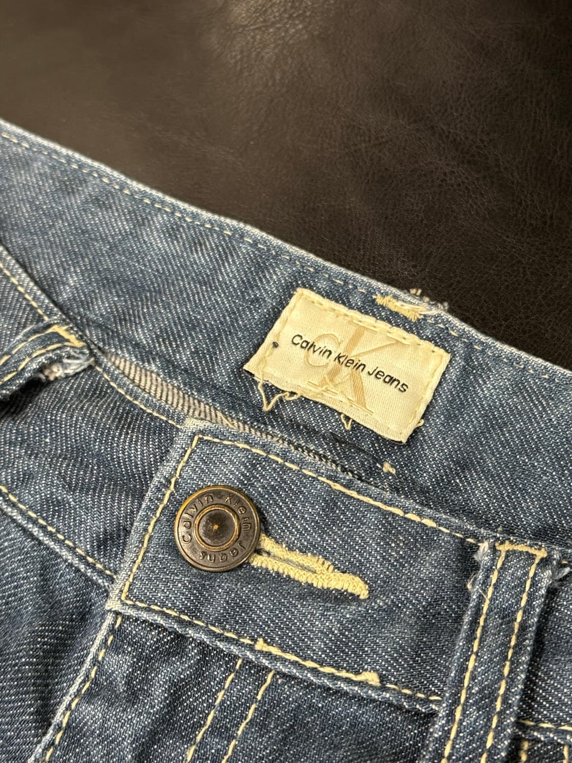 Calvin Klein 데님 스커트 상품이미지6