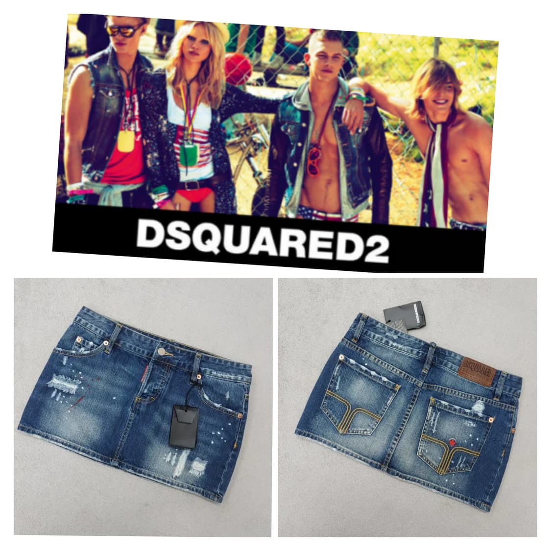 디스퀘어드2 데님 스커트 / 42 (30) 상품이미지1