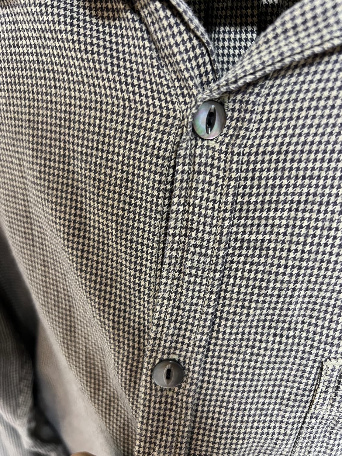 피그벨 하운드 투스 체크셔츠 phigvel makers 2사이즈 상품이미지2