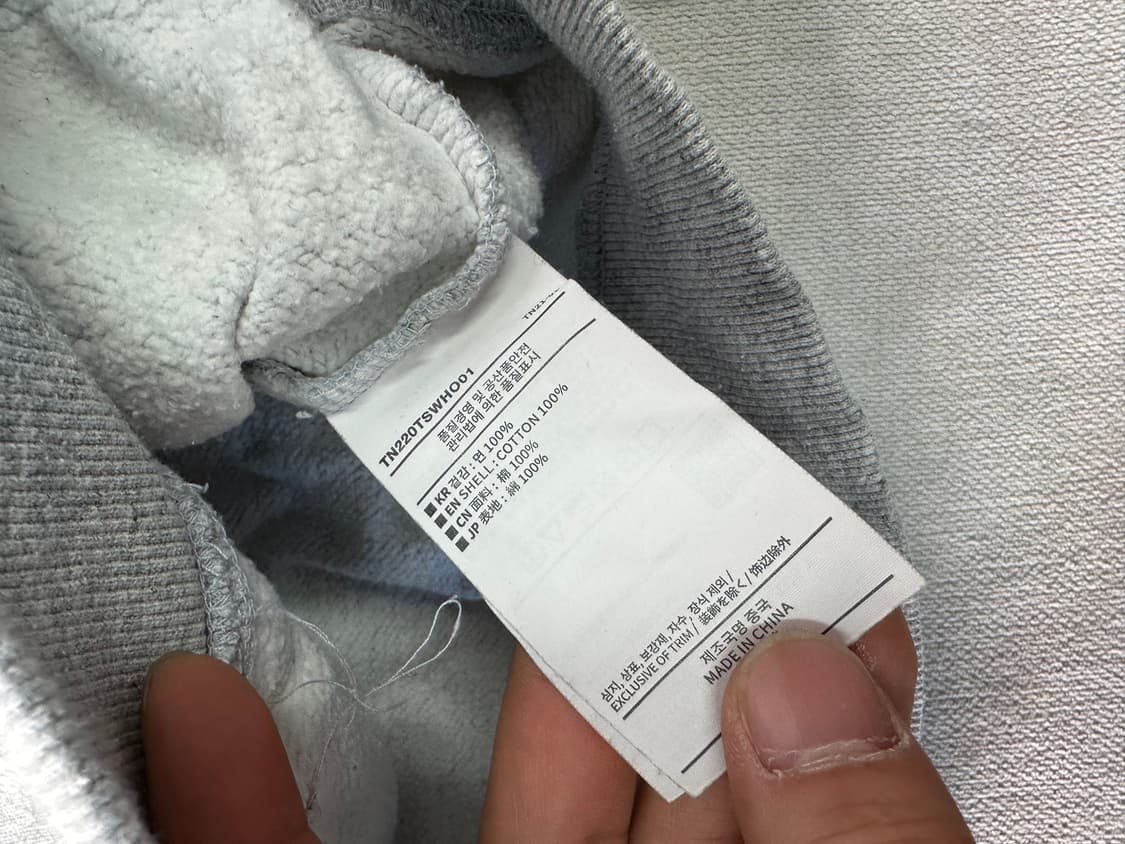 105 디스이즈네버댓 자수로고 후드티 상품이미지5