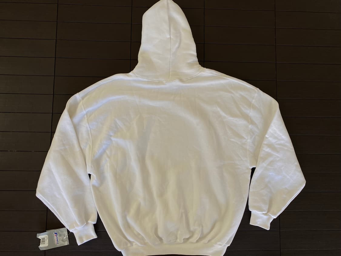 (XXL) 90s 빈티지 러셀 후드 화이트 상품이미지6