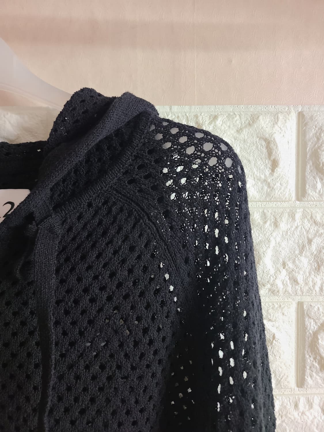 M12 블랙 메쉬 후드 집업(66-77) 상품이미지2