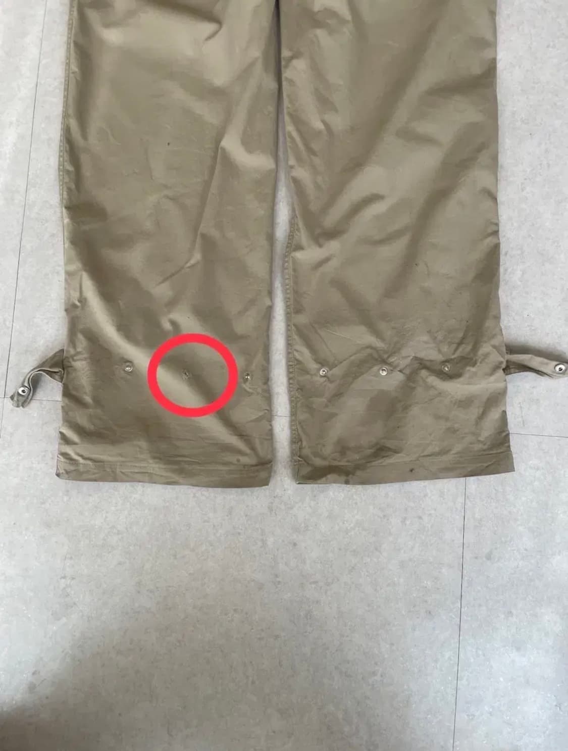 보테가베네타 2020 와이드 베이지 카고 상품이미지10