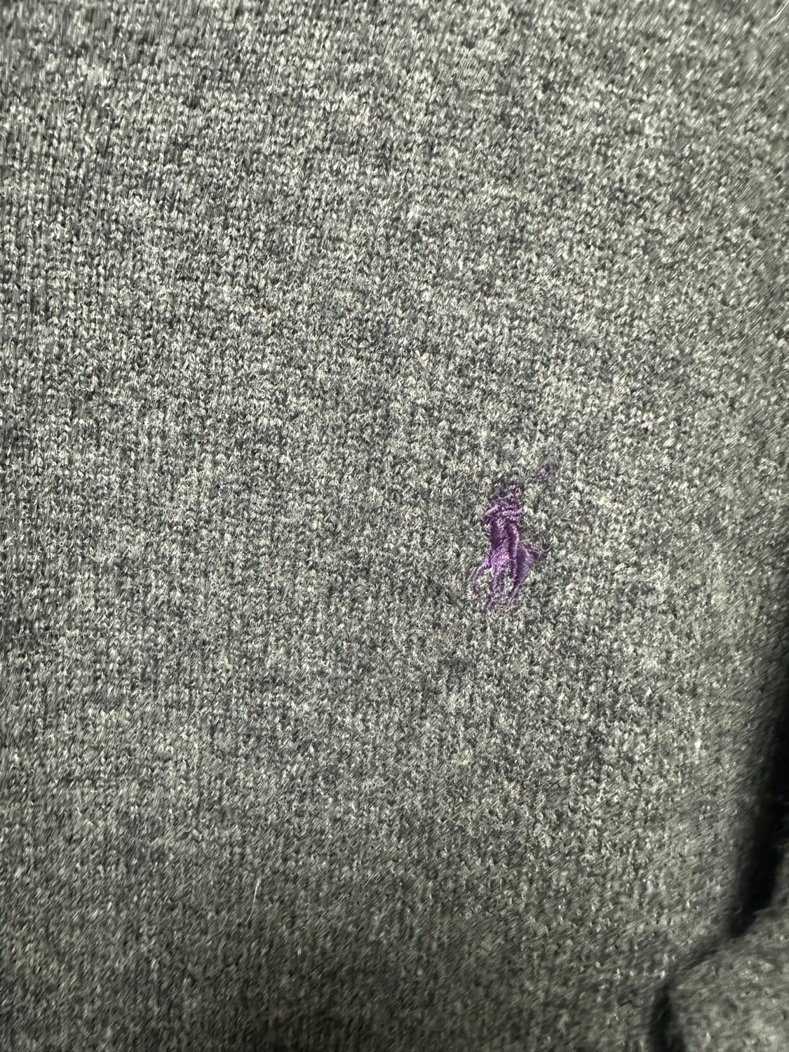 no.104 폴로 랄프로렌 램스울니트 챠콜 XL 상태s급 상품이미지2