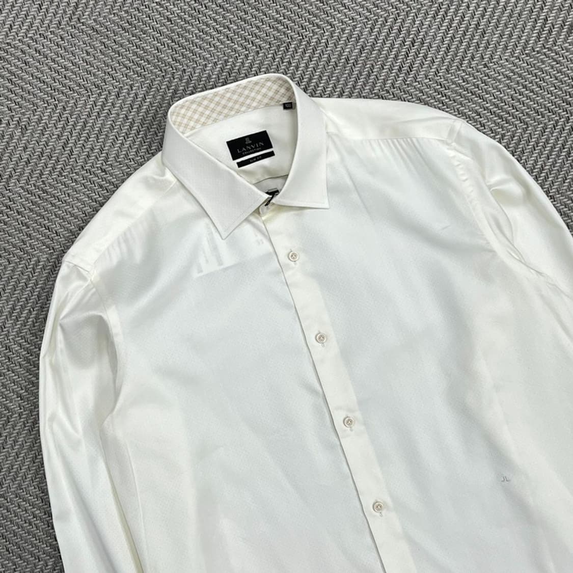 랑방 슬림핏 도트 셔츠 v0842 상품이미지3