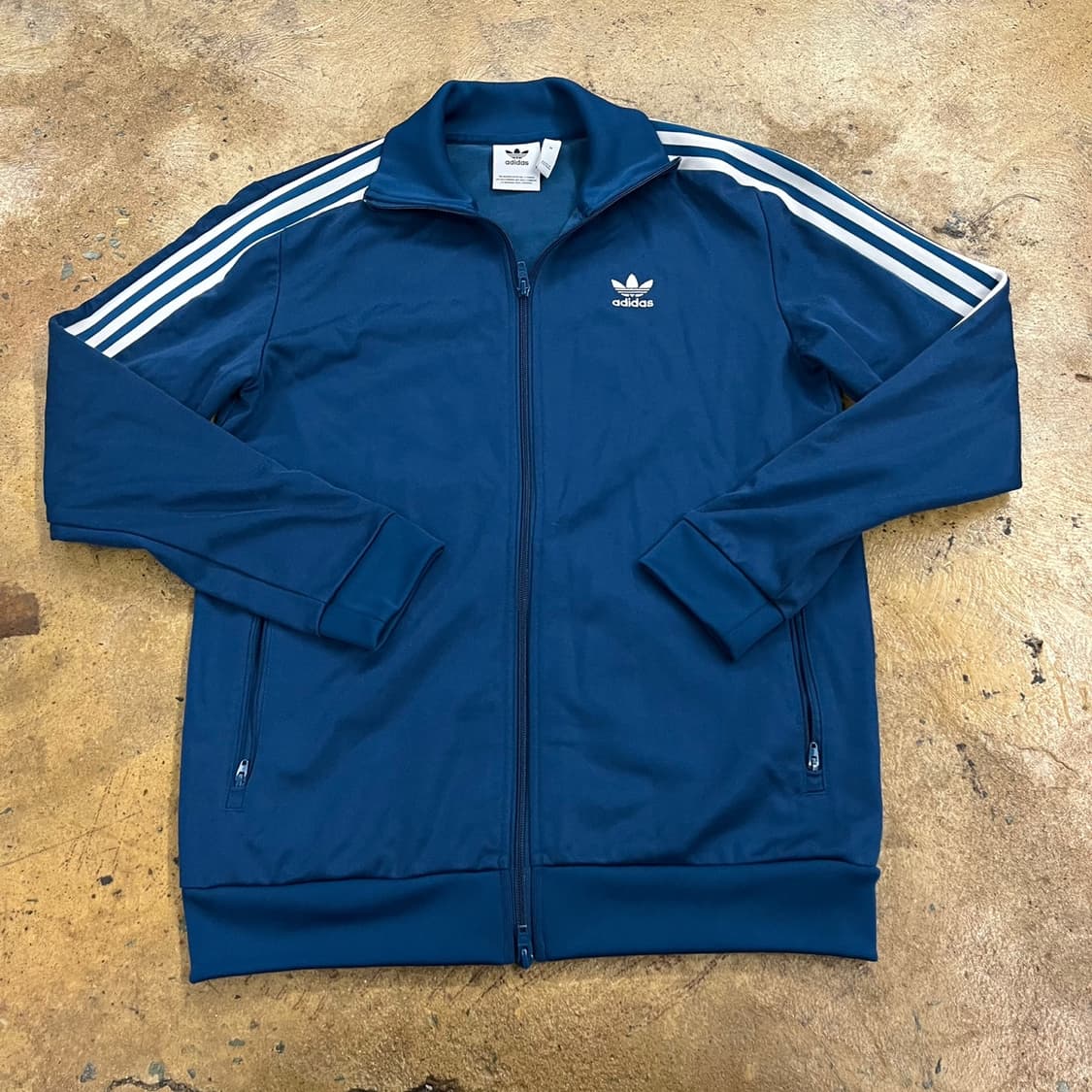 아디다스 블루 네이비 베켄바우어 투웨이 져지 트랙탑  상품이미지2