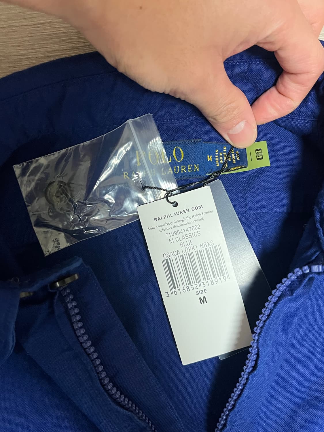 (국내미발매,새상품) 폴로 랄프로렌 프렌치 블루 베이포트 블루종 자켓 상품이미지6