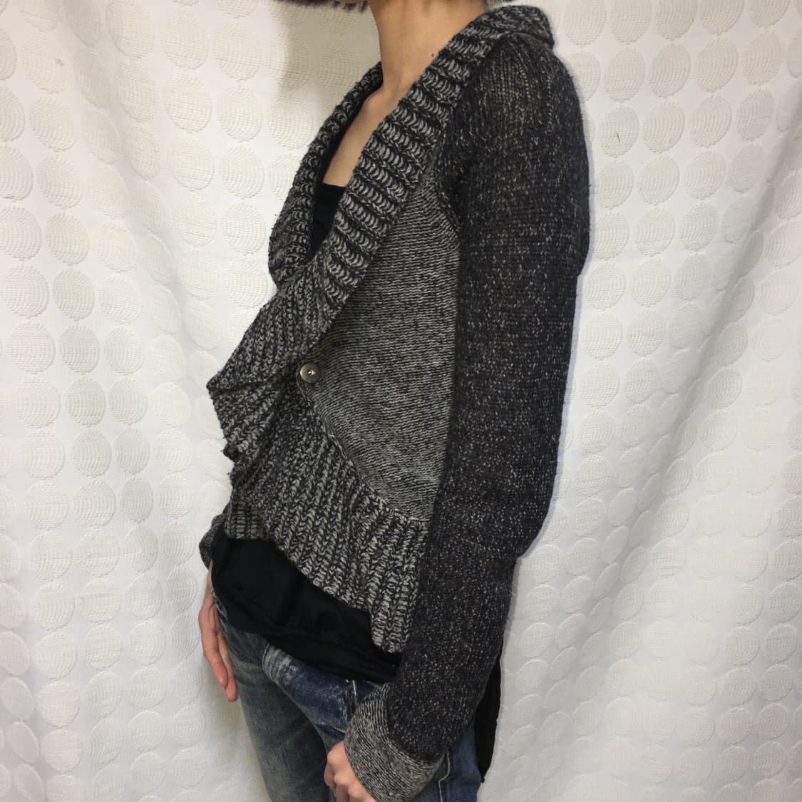 아르마니 익스체인지 그레이 니트 가디건 상품이미지2