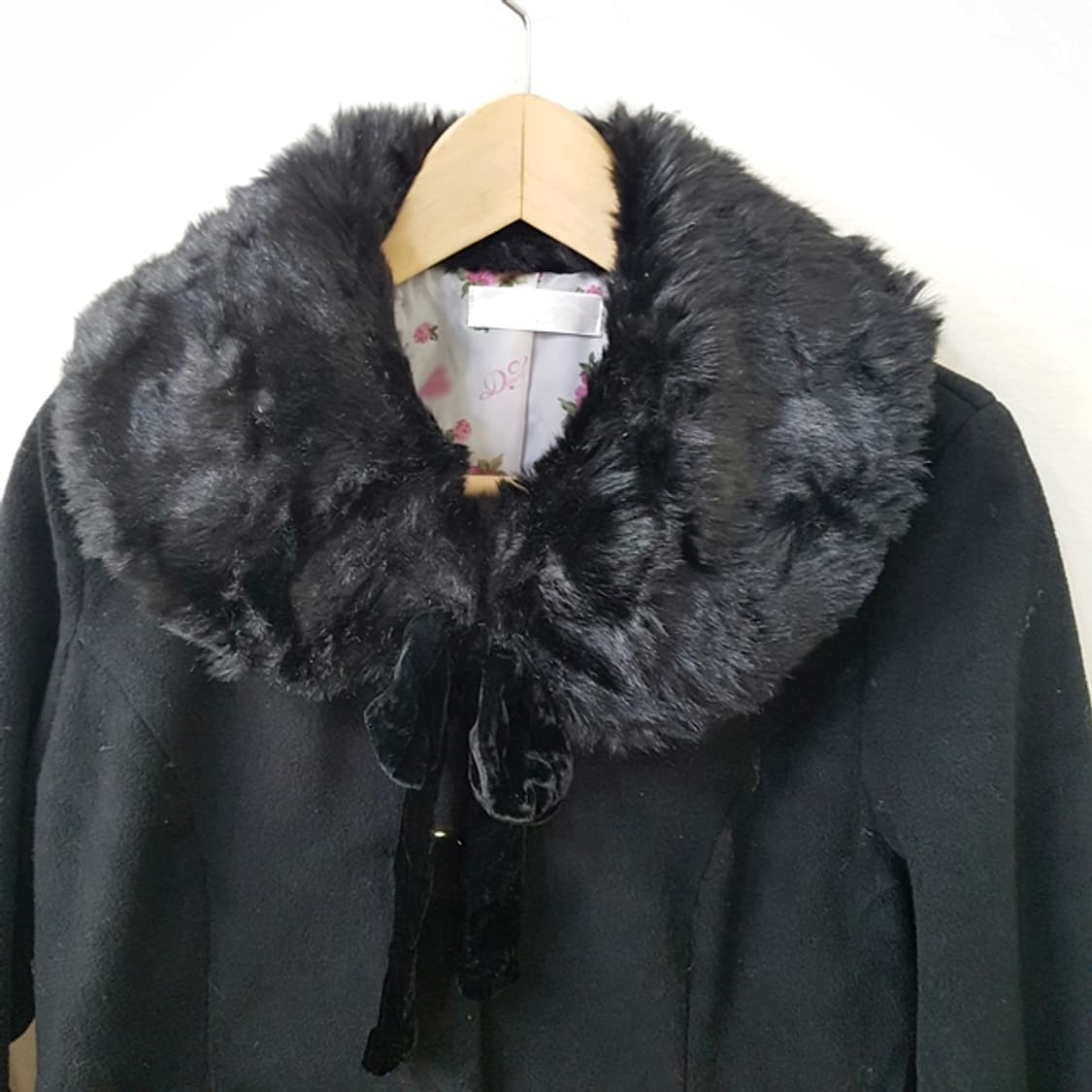 Deary 하프코트 블랙 상품이미지2