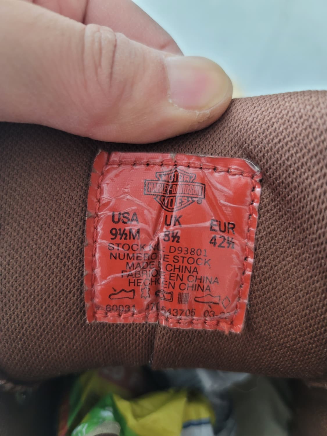 할리데이비슨 가죽 바이크 스니커즈(워커) 275사이즈 

 상품이미지7