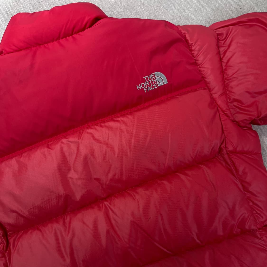 W 100 노스페이스 핑크 눕시700 패딩 상품이미지8