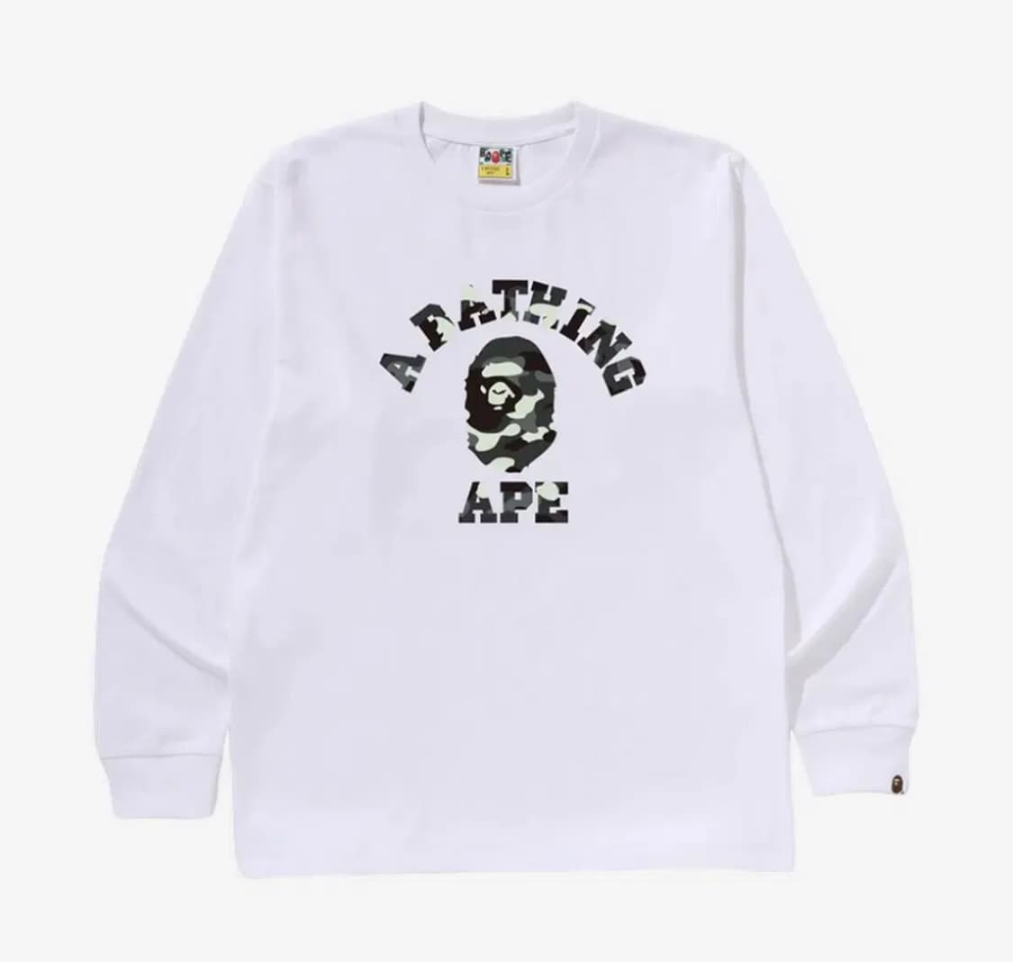 베이프 롱슬리브 XL 상품이미지1