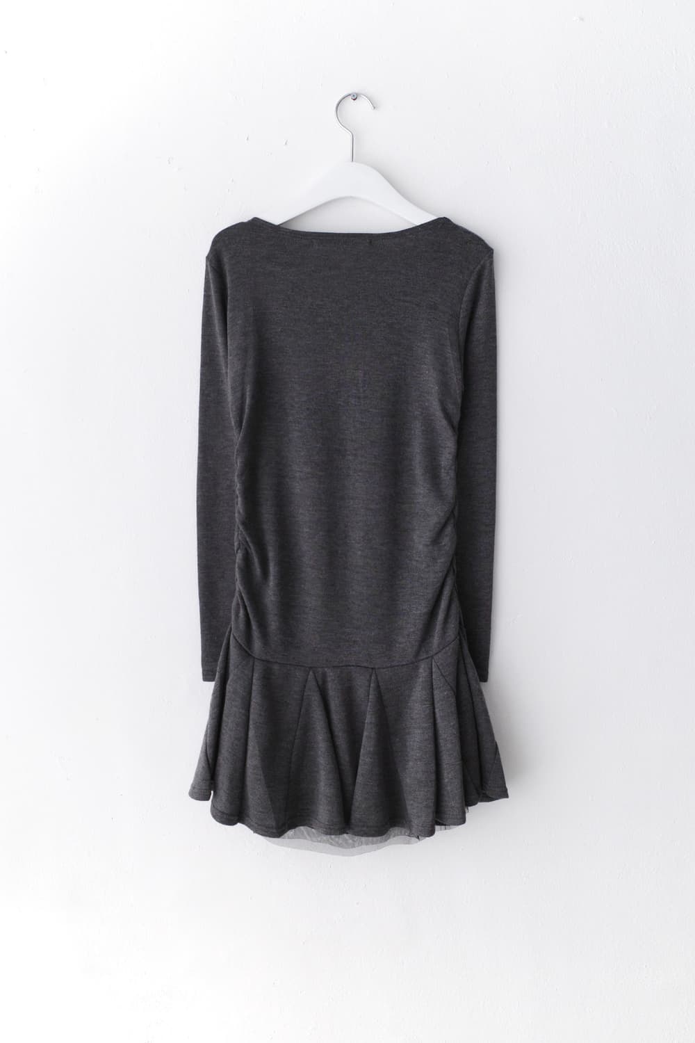 shirring flared one-peice 상품이미지2