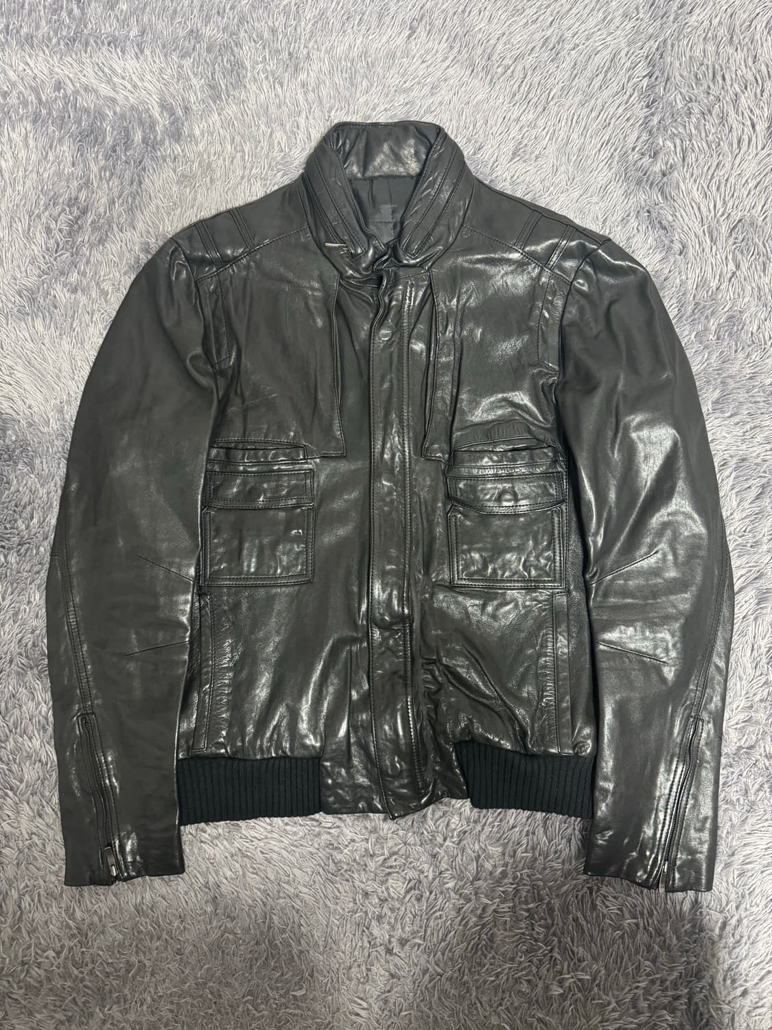 솔리드옴므 램스킨 자켓 상품이미지2