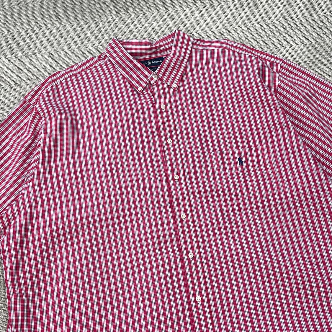 폴로 랄프로렌 체크 하프셔츠 r3670 상품이미지3